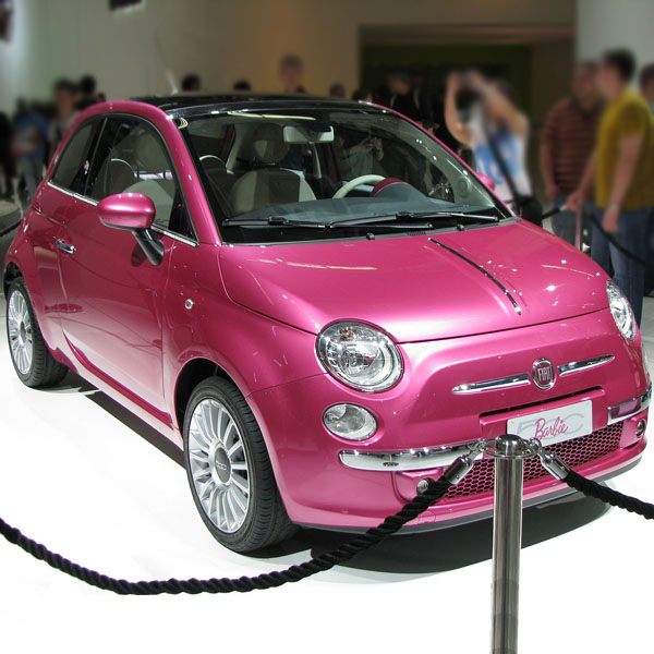 FIAT 500 Keycover-Barbie-