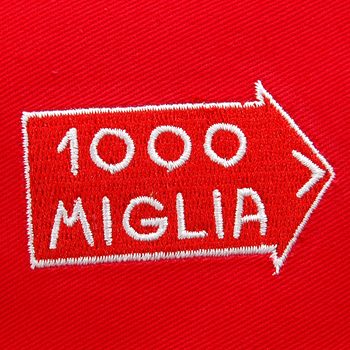 1000 MIGLIA Official Baseball Cap(Mille MIGLIA Logo/Red)