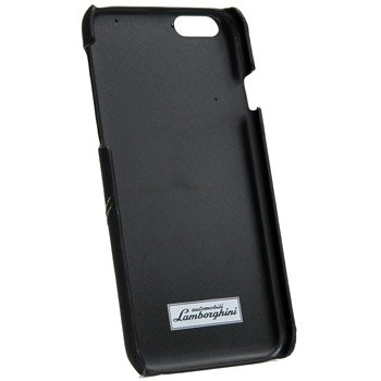 Lamborghini iPhone6/6s Leather Case (Black/Carbon Look)