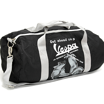 Vespa Nylon Folding Bag(Black)