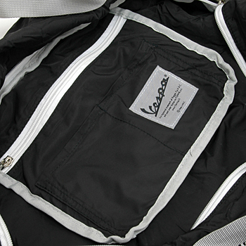 Vespa Nylon Folding Bag(Black)