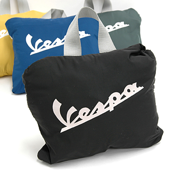 Vespa Nylon Folding Bag(Black)