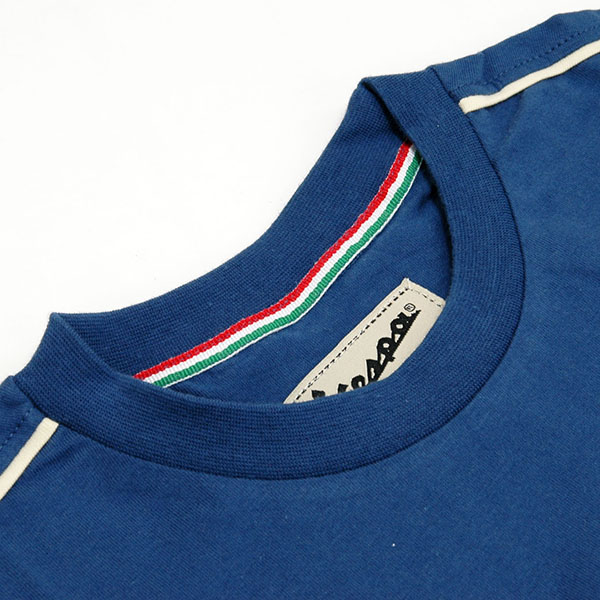 Vespa Official Logo T-Shirts(Blue)