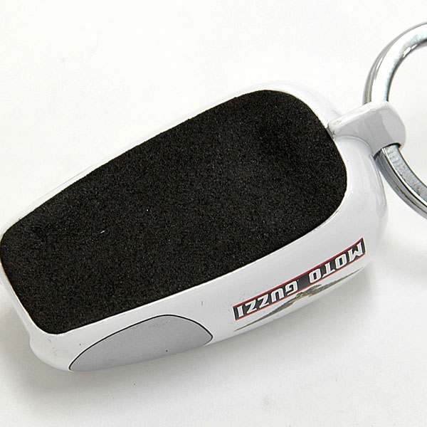 MOTO GUZZI Official Keyring-Tank Shaped/White-