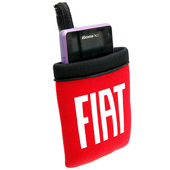 FIAT Interior Small Pouch(Red/White Logo)