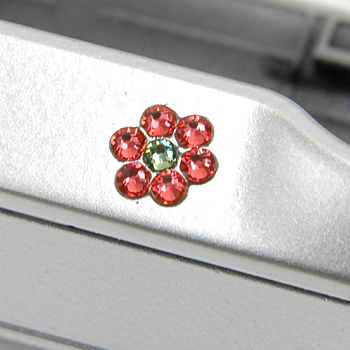 FIAT 500 Key Cover(Swarovski/flowers)