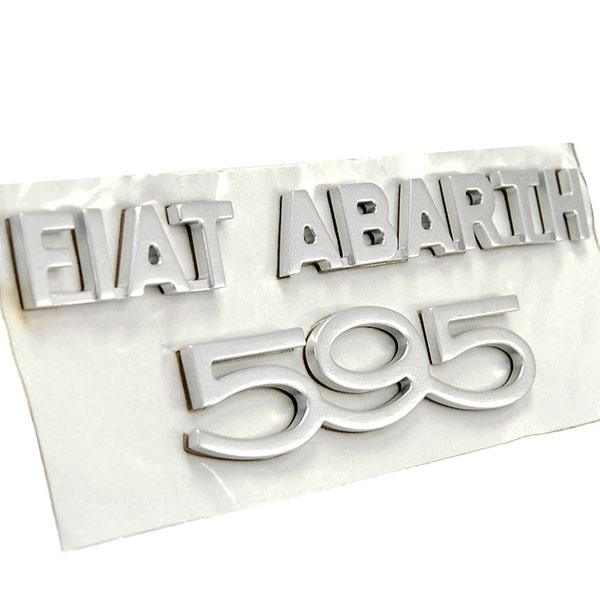 ABARTH Genuine 595 50th Anniversary Rear Logo Script