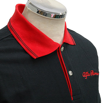 Alfa Romeo Polo shirts(Black&Red)