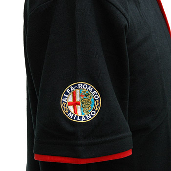 Alfa Romeo Polo shirts(Black&Red)