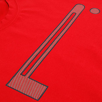 PIRELLI T-Shirts-Stretch/Red-