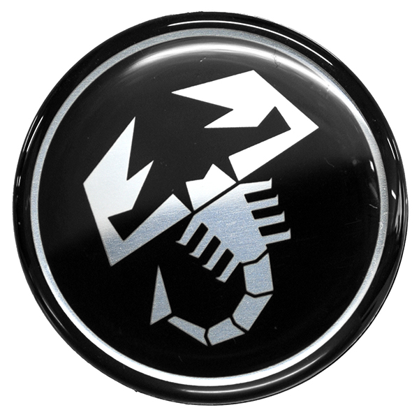 ABARTH Wheel Hub Cap(Scorpione/Black/60mm)