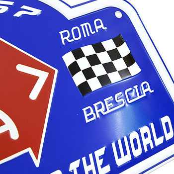 1000 MIGLIA Official license Plate 2015