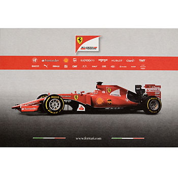 Scuderia Ferrari SF15-T Press Leaflet & Card Set