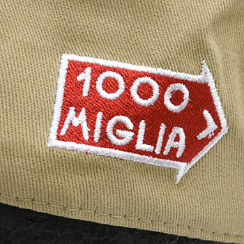 1000 MIGLIA Official FLAT CAP2015 (khaki)