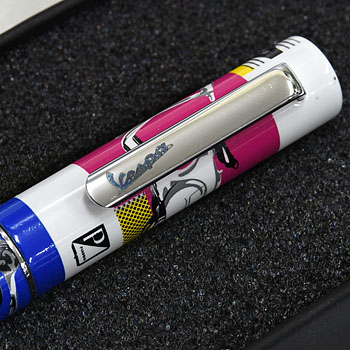 Vespa Official Ballpoint Pen-White-