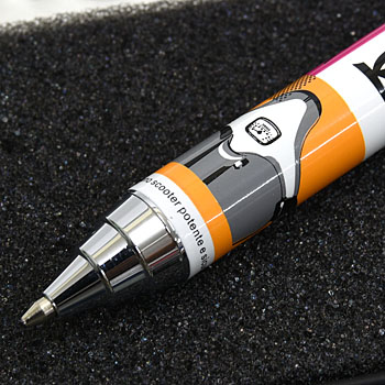 Vespa Official Ballpoint Pen-White-