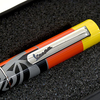 Vespa Official Ballpoint Pen-Yellow-