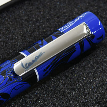 Vespa Official Ballpoint Pen-Blue-