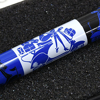 Vespa Official Ballpoint Pen-Blue-