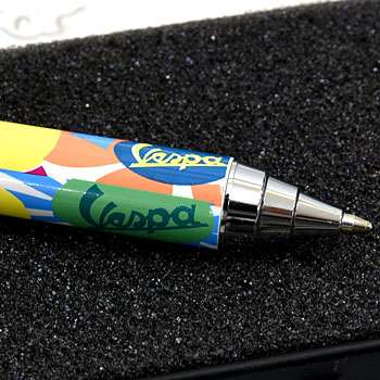 Vespa Official Ballpoint Pen-Flower-