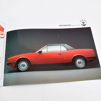 MASERATI Spyder Catalogue(Re-Print)