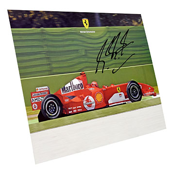 Scuderia Ferrari 2005 Press Card-M.Schumacher Signed- Type B