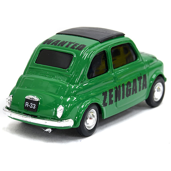 FIAT 500 Miniature Model with Lupin The Third-ZENIGATA/Green-