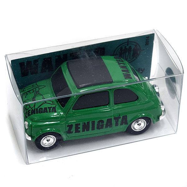 FIAT 500 Miniature Model with Lupin The Third-ZENIGATA/Green-