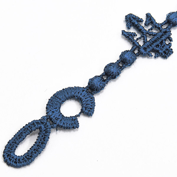 MASERATI TRIDENTE Lace Bracelet by Cruciani (Navy)