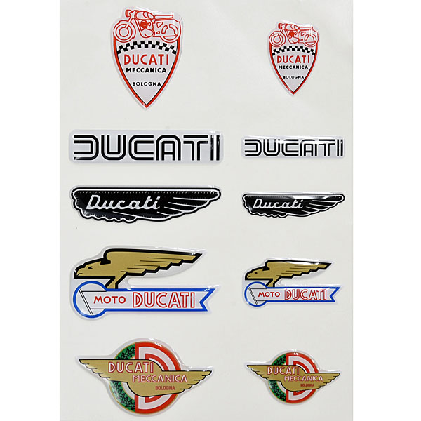 DUCATI 3D Sticker Set-Historical mix-