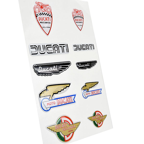 DUCATI 3D Sticker Set-Historical mix-