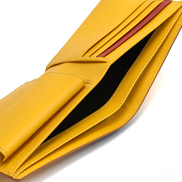 Ferrari Leather Wallet(Yellow)by TODS