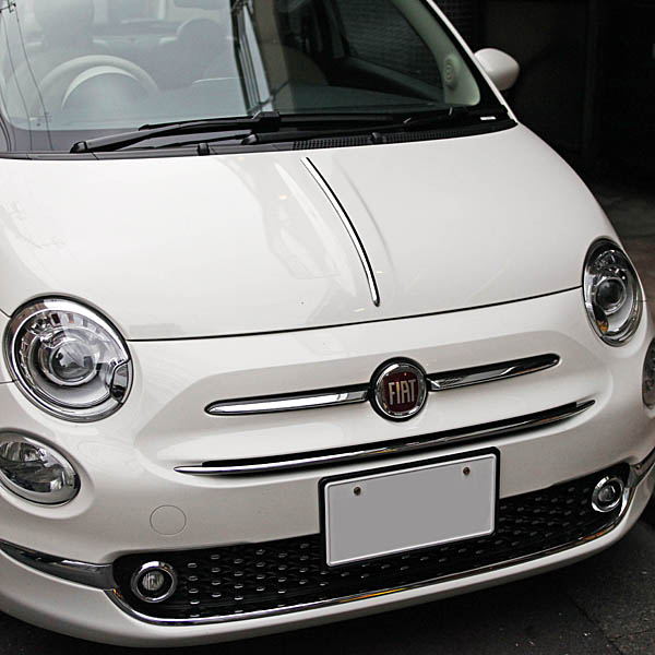 FIAT 500 Bonnet Chrome Trim