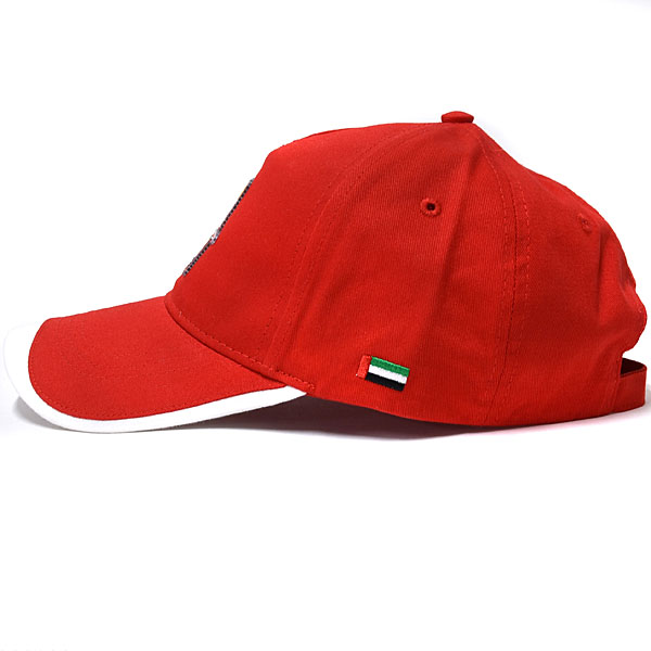  Ferrari World Abu Dhabi Baseball Cap(Red)