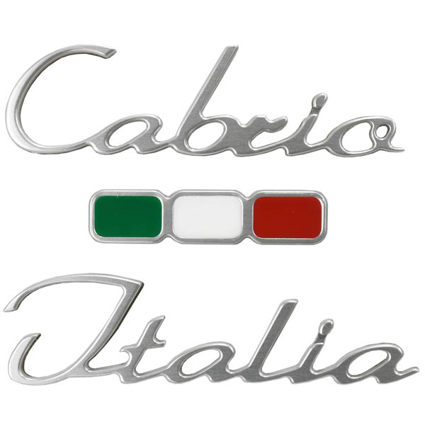 ABARTH Genuine Cabrio Italia Logo Emblem