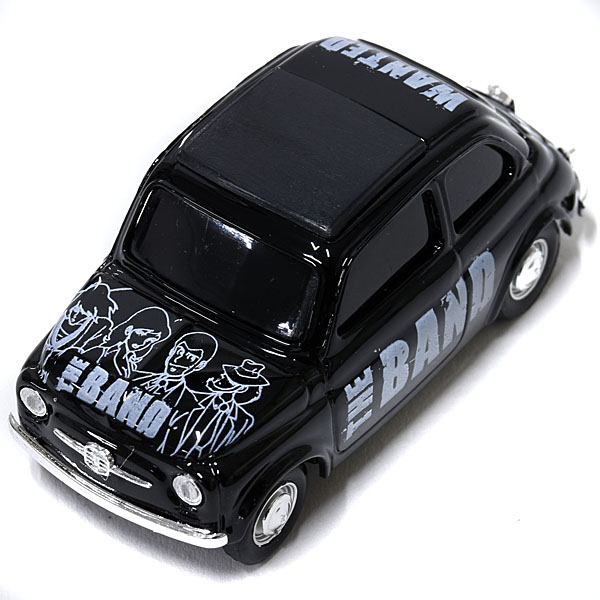 FIAT 500 Miniature Model with Lupin The 3rd-Black-