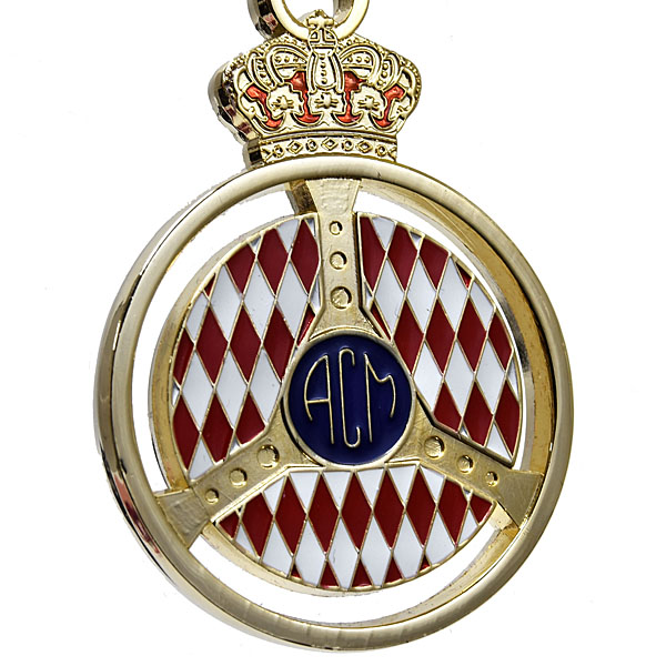 AUTOMOBILE CLUB DE MONACO Official Keyring(Gold)