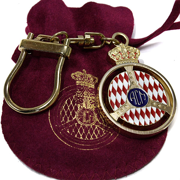 AUTOMOBILE CLUB DE MONACO Official Keyring(Gold)