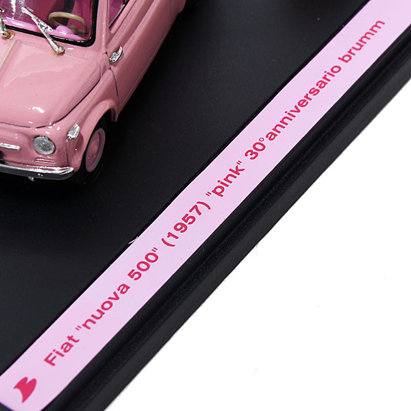 1/43 FIAT 500 Miniature Model -Pink- Brumm 30anni Edition-