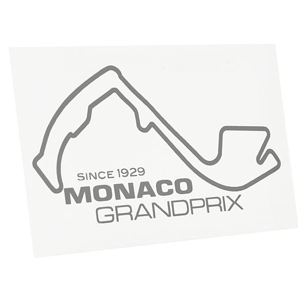 MONACO Grand Prix Official Sticker(Silver)