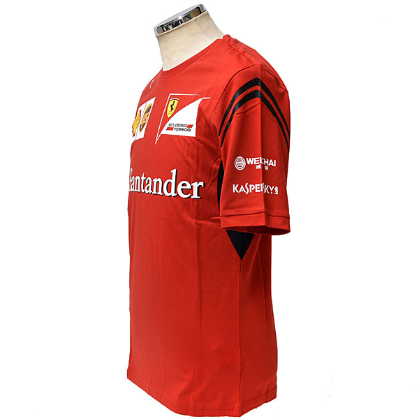 Scuderia Ferrari 2014 Team T-Shirts(Drivers Version)