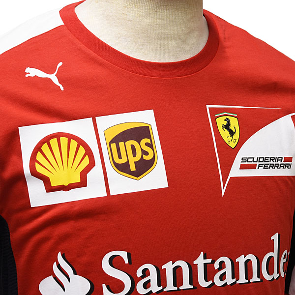 Scuderia Ferrari 2014 Team T-Shirts(Drivers Version)