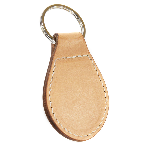 Lancia Club Leather Keyring(Brown)