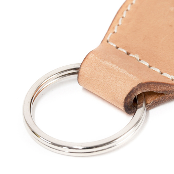 Lancia Club Leather Keyring(Brown)