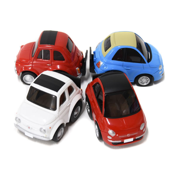 Choro Q zero FIAT 500C(Red)