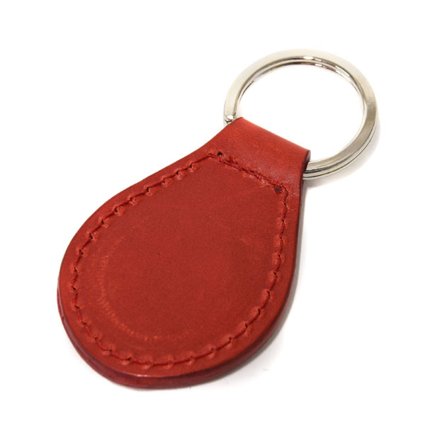 ABARTH New Emblem Leather Base Keyring(Red)