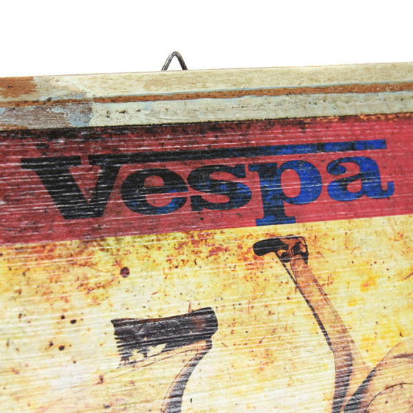 Vespa Wooden Sign Boad