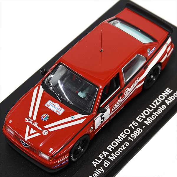 1/43 Alfa Romeo 75 Evoluzione Rally Monza 1988ߥ˥奢ǥ(No.5/M.ܥ졼)