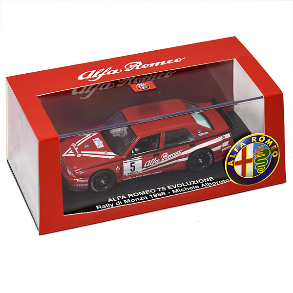 1/43 Alfa Romeo 75 Evoluzione Rally Monza 1988ߥ˥奢ǥ(No.5/M.ܥ졼)