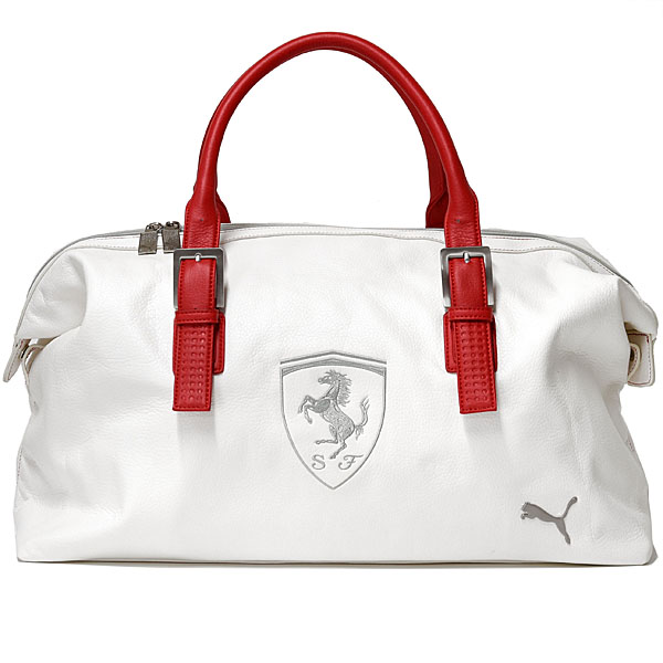 Ferrari Boston Bag(White) by PUMA